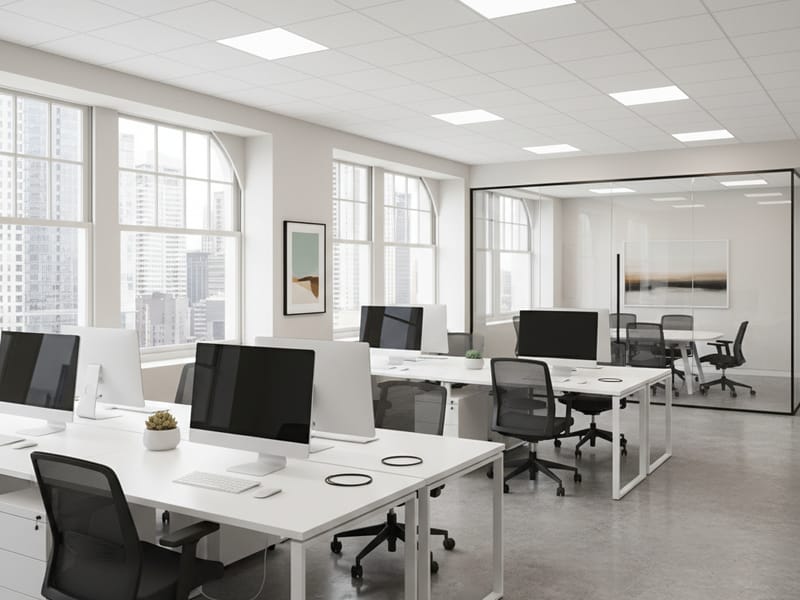 Clean office space